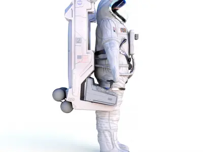 space suit 3D model