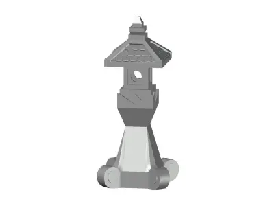 Vintage Garden Light 2 3D print model