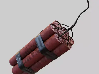 Dynamite Pack - 7 - PBR Low-poly 3D model