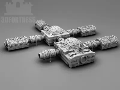 Martian Green house 3D print model