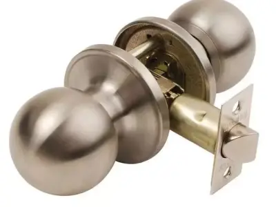 Doornob brushed nickel door knobs Free 3D model