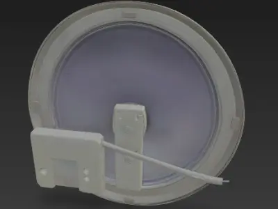 Round LED Ceiling Light 3D model