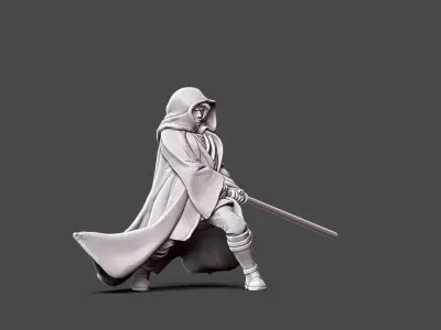 Dark adept - 35mm scale 3D print model