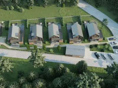 Cottage Resort with SPA 3D model