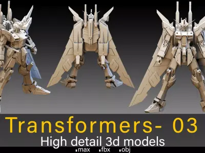 Transformers- 03- High detail 3d models 3D model