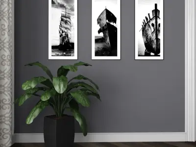 Room Interior Model 3D model