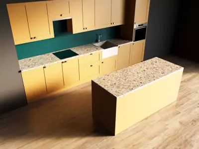 82-Kitchen10 matte 7 3D model