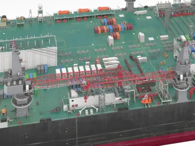  Platform Installation and Decommissioning Vessel in Water 