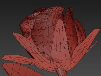Tiffany Style Stained Glass Butterfly Spree Wall Lamp 3D model