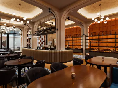 Coffee Shop Contemprorary Blender-Fbx-Obj 3D model