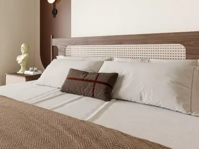 Modern Cozy Bedroom 3D model