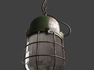 indastrial lamp 3D model