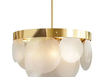 Collection of impression chandeliers 3D model