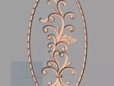 3D carved model furniture 3D design used for artcam aspire E774 3D model