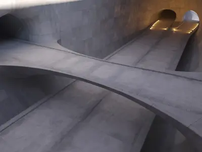  Futuristic Tunnel 