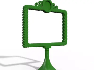 CPM Style Advertising Billboard Modular Urban Scenes 3D Printing 3D print model