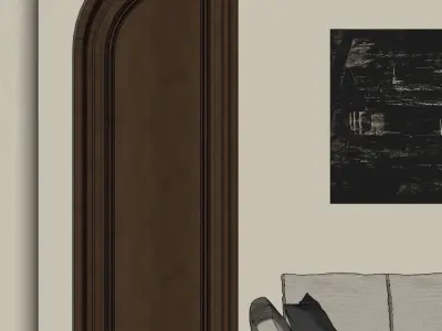 Interior Door 3D model