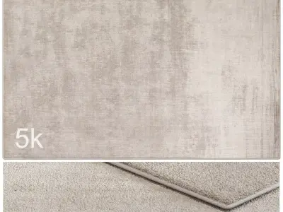 Carpet set 3110 - Wool Rug - 5k 3D model
