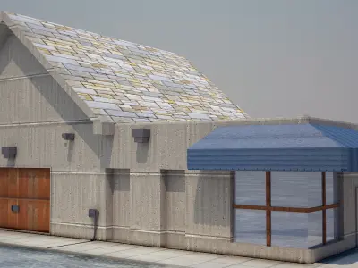 sevel-elevan store game model 3D model