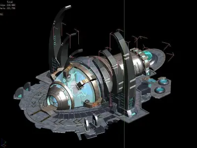 Hyperspace Laboratory 01 3D model