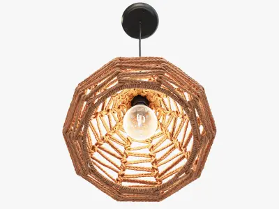 Joybird Nezz Natural Ceiling Lamp 3D model