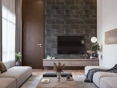 Modern Living 3D model