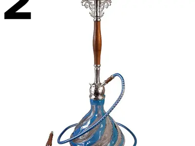 hookah  collection 3D model