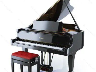  Concert Grand Piano Yamaha S6BB 