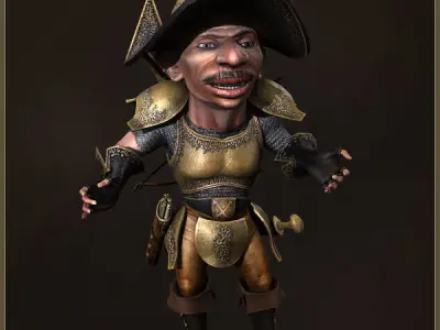 GNOMES ARMY  Light Version Low-poly 3D model