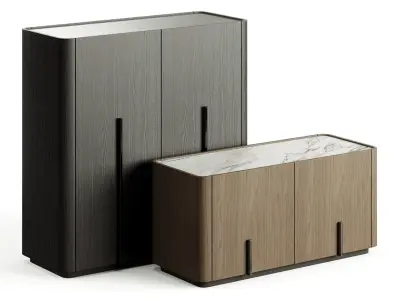 Liu Jo Caillou High Floor Cupboard with Plinth 3D model