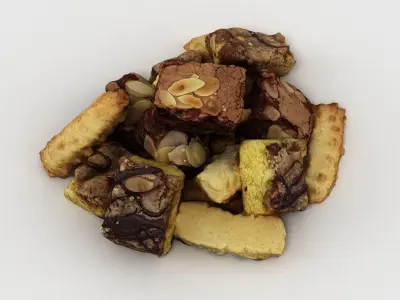 Cookies and Brownies 3D model