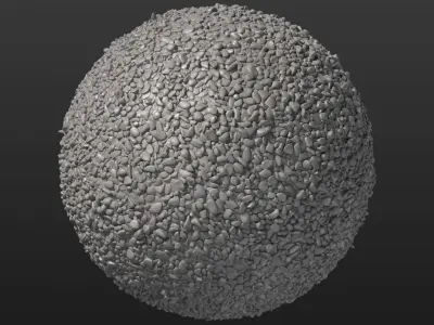 Dark round pebbles stones gravel texture Texture