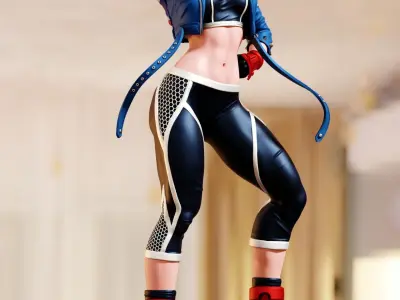 cammy street fighter 6 3D print model