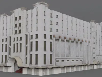 Edificio Ermita CDMX 3D model