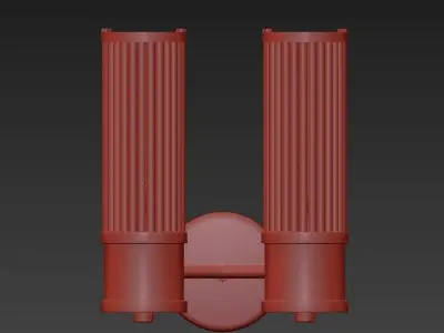 Wall Lamp Claridges Dual 3D model