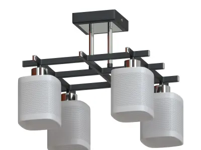 Ceiling chandelier Costanzo LSL-9007-04 3D model