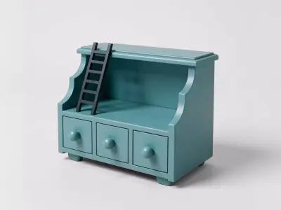 Baby Room Wardrobe - Furniture Dollhouse  3D print model