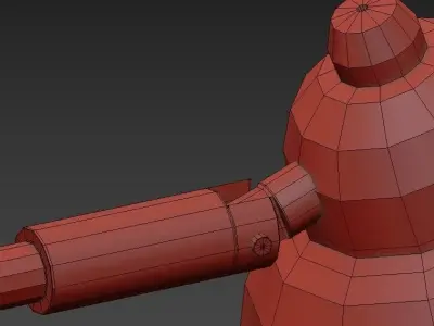 Metal Angled 3D model