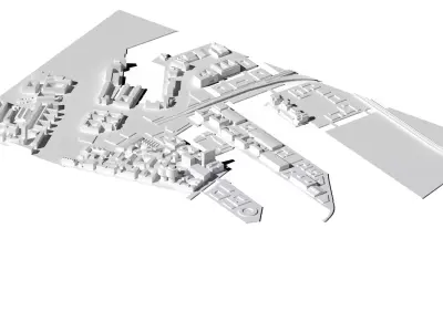 Nordhavn Copenhagen Denmark 3D print model