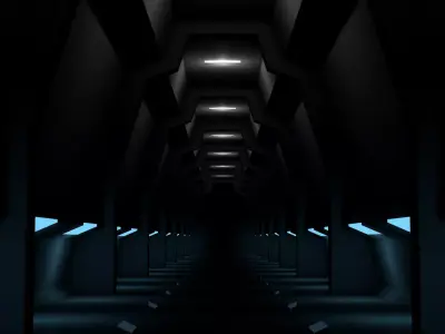 Sci Fi Interior 3D model