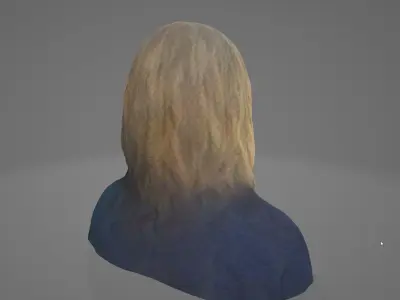 Character No 5  Not Rigged 3D model Low-poly 3D model