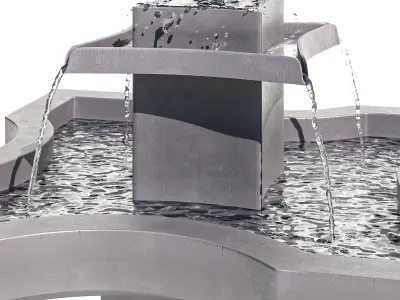 Resin Fountain 3D model