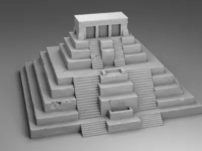 The pantheon of Maya 3D print model