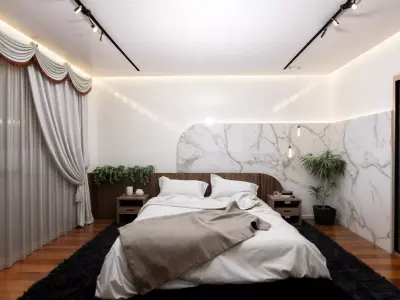 bedroom modern design 3D model