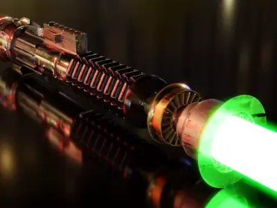 Obi Wan Kenobi s Light Saber  3D model