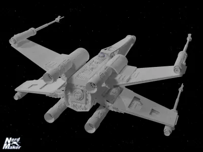 Model-X MK II 1-24 Studio Scale Set Red 3 and Red 5  3D Model Pack