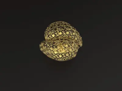 20 rings bueatiful light weight  3D print model