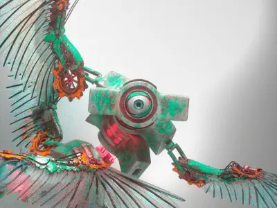 Journey Mechanical Dragon 3D model