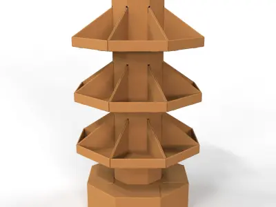 Point of Sale Cardboard Display Stand Texture