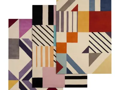 Rug Set 134 3D model